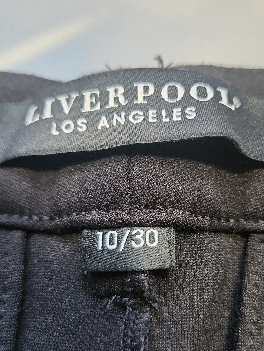 Liverpool Black Straight-Leg Women's Trousers - Picture 2 of 10